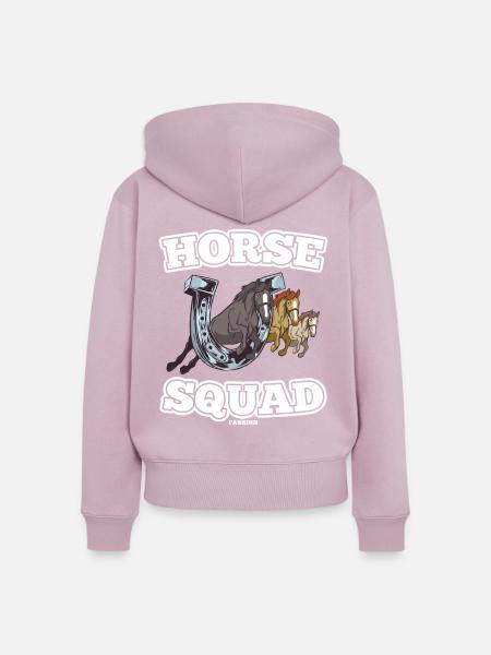 Horse Squad - Frauen Premium Bio Zip Hoodie - Altrosa