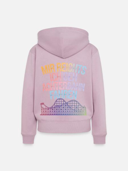 Achterbahn Freizeitpark Roller Coaster - Frauen Premium Bio Zip Hoodie - Altrosa