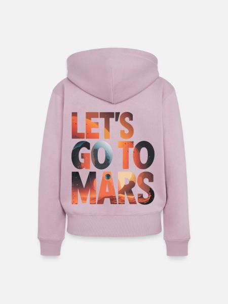 Mars Planet Planeten Sonnensystem - Frauen Premium Bio Zip Hoodie - Altrosa