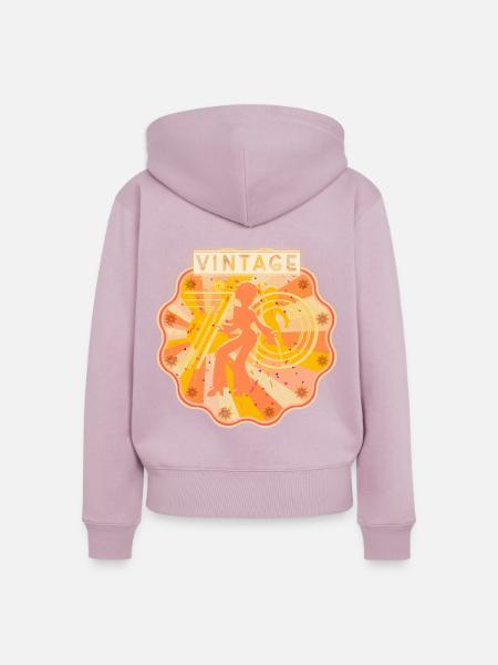 JAHRGANG 70 S - Frauen Premium Bio Zip Hoodie - Altrosa