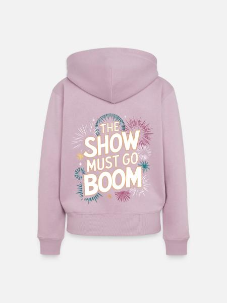 Pyrotechniker Feuerwerk Pyrotechnik - Frauen Premium Bio Zip Hoodie - Altrosa