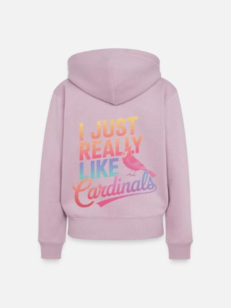 Kardinal Rotkardinal Vogel Roter Kardinal - Frauen Premium Bio Zip Hoodie - Altrosa