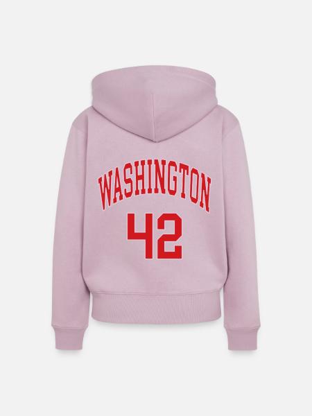 Washington 42 - Frauen Premium Bio Zip Hoodie - Altrosa