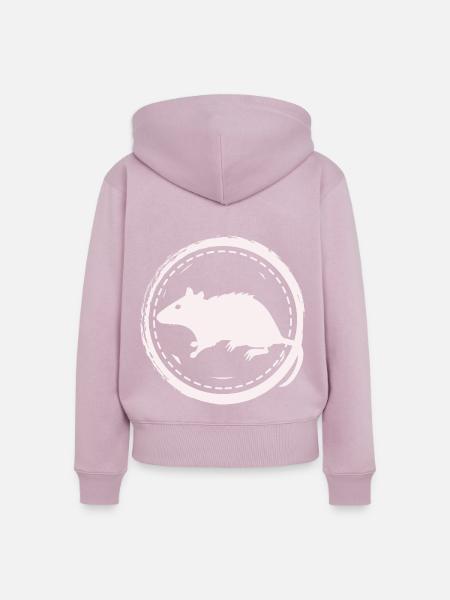 Ratte - Nagetier - Frauen Premium Bio Zip Hoodie - Altrosa