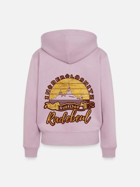 Radebeul - Frauen Premium Bio Zip Hoodie - Altrosa