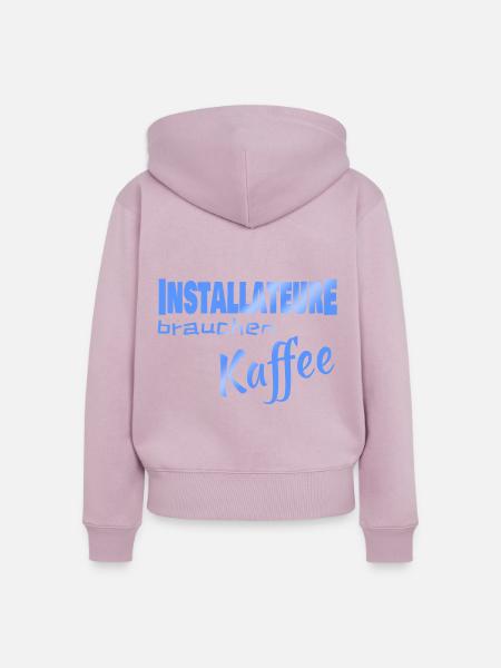 Installateur - Frauen Premium Bio Zip Hoodie - Altrosa
