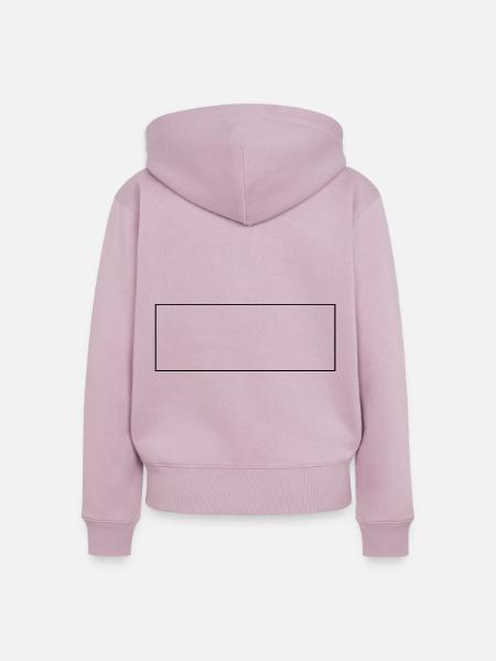 Frame - Frauen Premium Bio Zip Hoodie - Altrosa