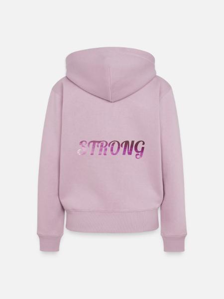 strong - Frauen Premium Bio Zip Hoodie - Altrosa