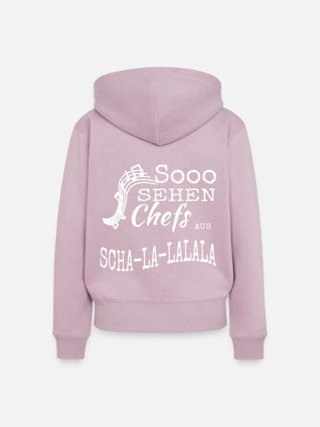 Chef - Frauen Premium Bio Zip Hoodie - Altrosa