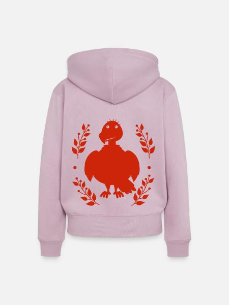 Geier - Greifvogel - Frauen Premium Bio Zip Hoodie - Altrosa