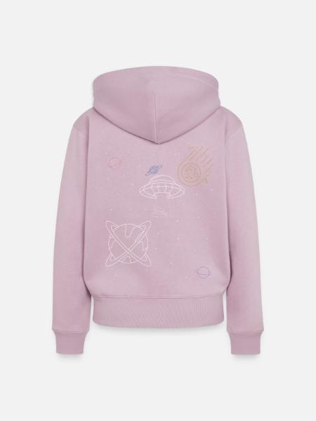 Ufo im All - Frauen Premium Bio Zip Hoodie - Altrosa