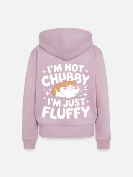Hamster - Frauen Premium Bio Zip Hoodie - Altrosa