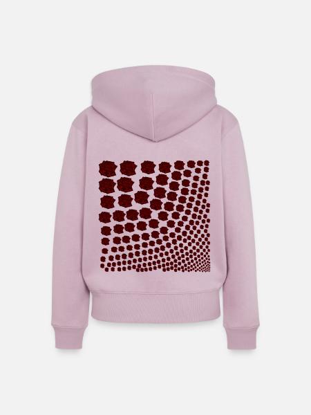 Rosen rot Geschenkidee - Frauen Premium Bio Zip Hoodie - Altrosa