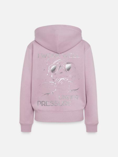 23F 0304 bk - Frauen Premium Bio Zip Hoodie - Altrosa
