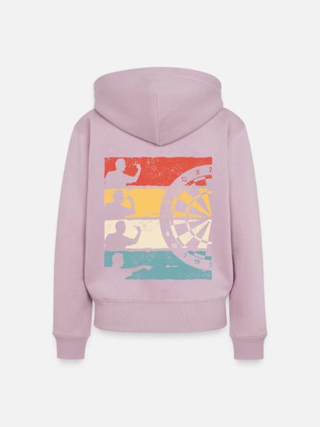 Dart Darts Dartspieler Dartsport - Frauen Premium Bio Zip Hoodie - Altrosa
