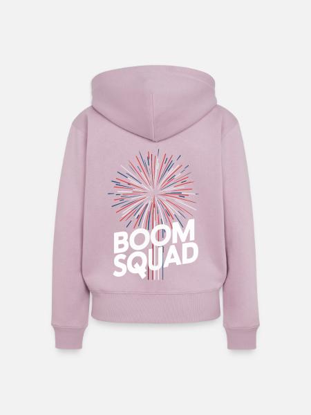 Pyrotechniker Feuerwerk Pyrotechnik - Frauen Premium Bio Zip Hoodie - Altrosa