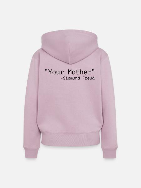 Freud - Frauen Premium Bio Zip Hoodie - Altrosa