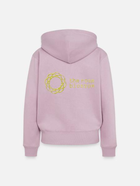 Rose Essence - Frauen Premium Bio Zip Hoodie - Altrosa