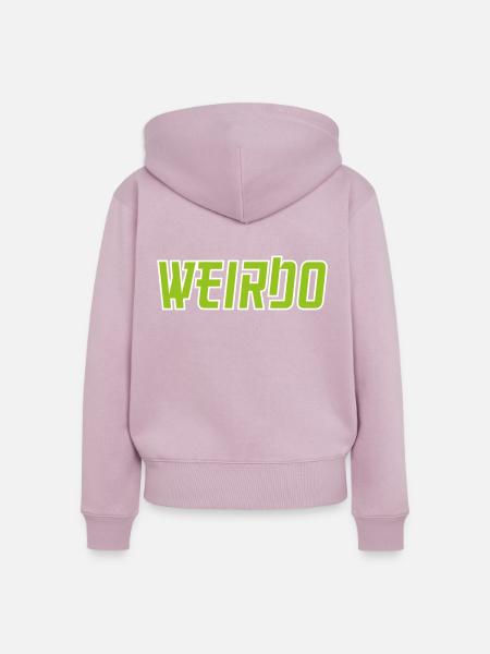 Weirdo - Frauen Premium Bio Zip Hoodie - Altrosa