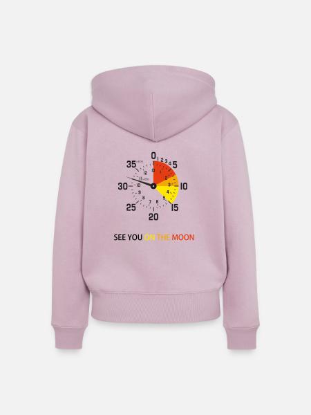 Fallschirmspringer - Frauen Premium Bio Zip Hoodie - Altrosa