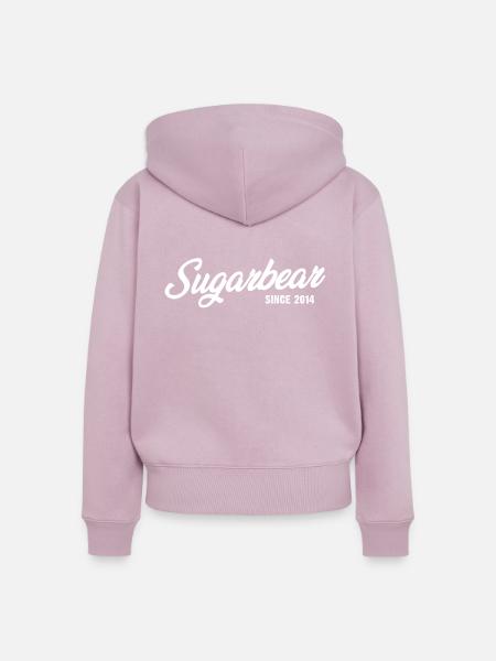 Funny Sugarbear seit 2014 - Frauen Premium Bio Zip Hoodie - Altrosa