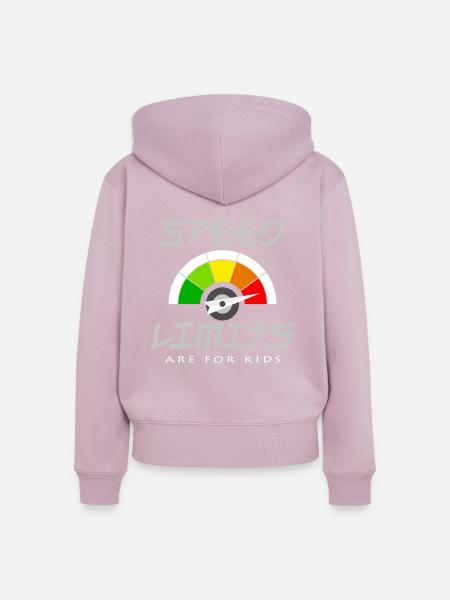 Tempolimit - Frauen Premium Bio Zip Hoodie - Altrosa