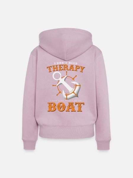 Boot - Frauen Premium Bio Zip Hoodie - Altrosa