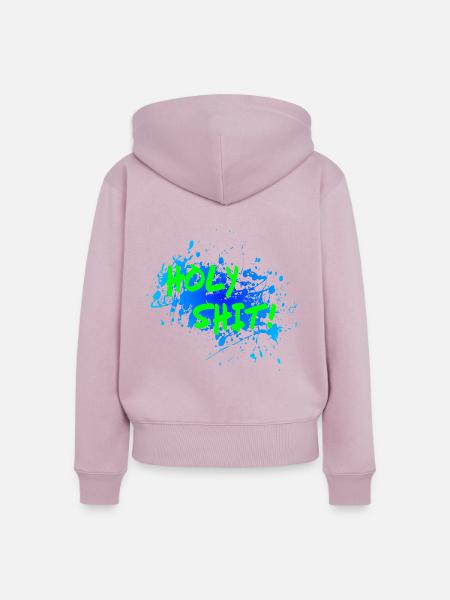 Holy Shit! - Frauen Premium Bio Zip Hoodie - Altrosa