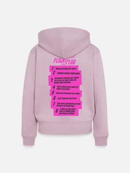 Flug-Club - Frauen Premium Bio Zip Hoodie - Altrosa
