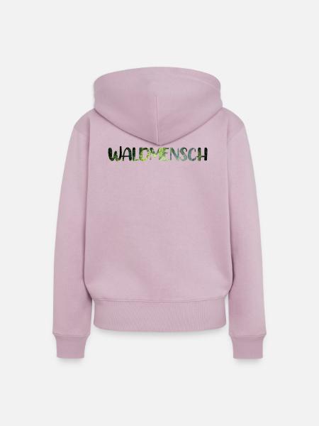 Waldmensch - Natur pur - Frauen Premium Bio Zip Hoodie - Altrosa