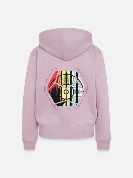 DJ - Frauen Premium Bio Zip Hoodie - Altrosa