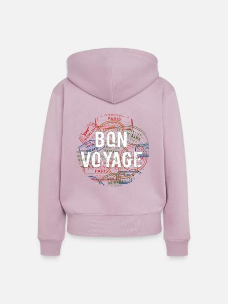 Bon Voyage - Frauen Premium Bio Zip Hoodie - Altrosa