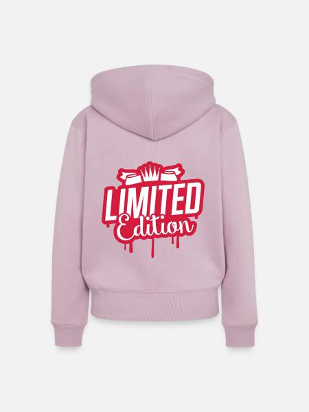 Limited Edition - Frauen Premium Bio Zip Hoodie - Altrosa