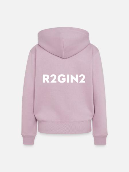 R2GIN2 - Frauen Premium Bio Zip Hoodie - Altrosa