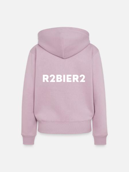 R2BIER2 - Frauen Premium Bio Zip Hoodie - Altrosa
