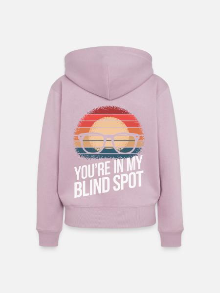 Blinde Blindheit Sehbehinderte Menschen - Frauen Premium Bio Zip Hoodie - Altrosa