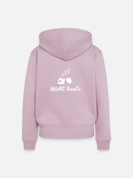 Nicht Heute - Frauen Premium Bio Zip Hoodie - Altrosa