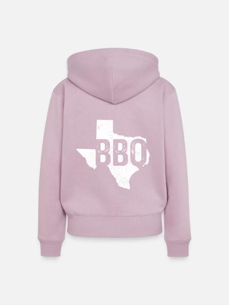 Texas - Frauen Premium Bio Zip Hoodie - Altrosa