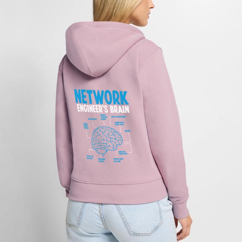 Network Engineering Cloud Network Engineer Women's Premium Organic Zip Hoodie