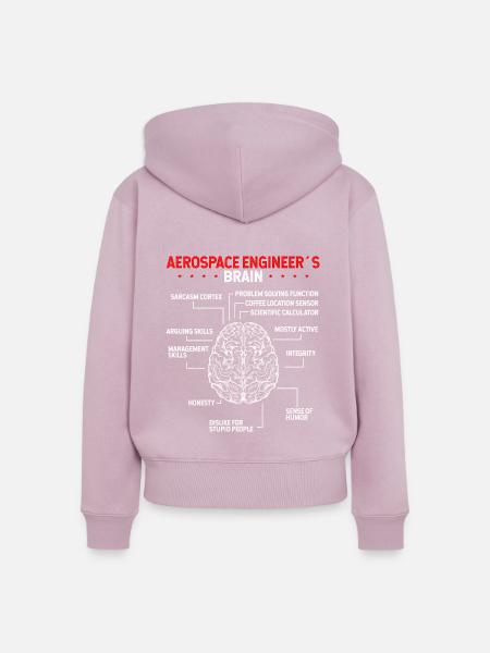 Aerospace Engineer Aerospace Engineering Signs - Frauen Premium Bio Zip Hoodie - Altrosa