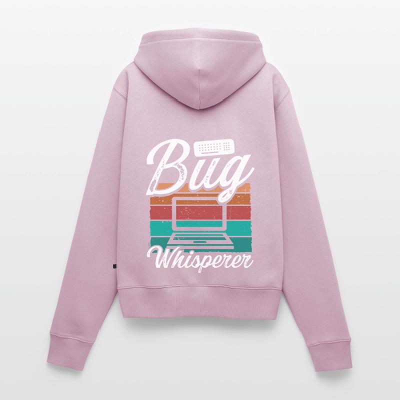Quality Assurance Bug QA Engineering Code Tester Frauen Premium Bio Zip Hoodie