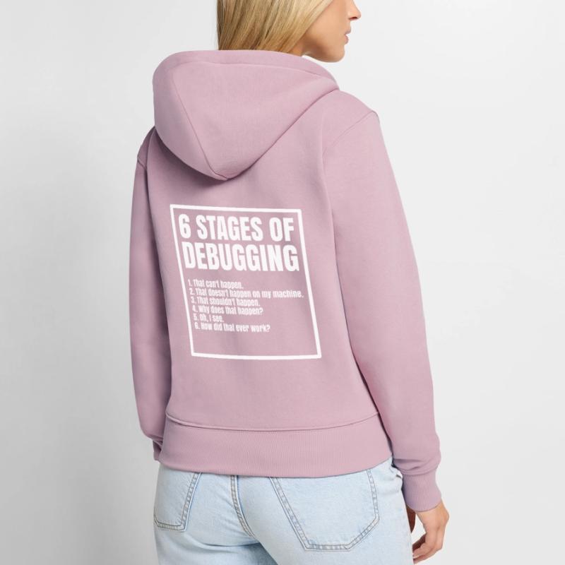 Computer Science Programmer Coder C++ Html Women's Premium Organic Zip Hoodie