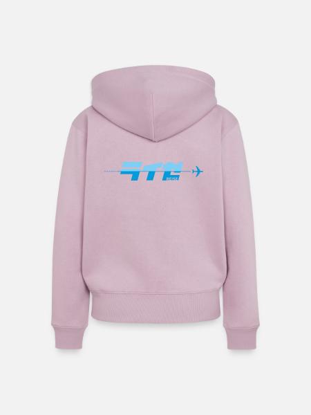 Reise - Frauen Premium Bio Zip Hoodie - Altrosa