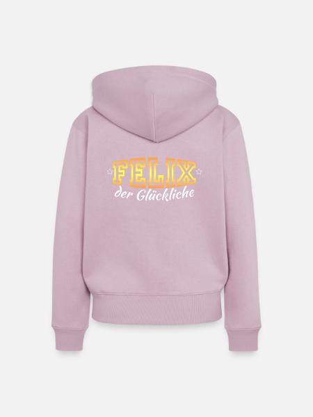 Felix - Frauen Premium Bio Zip Hoodie - Altrosa