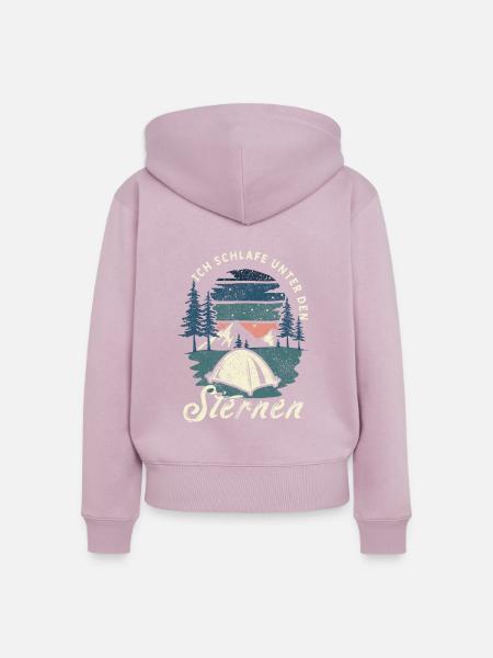 Zelten - Frauen Premium Bio Zip Hoodie - Altrosa