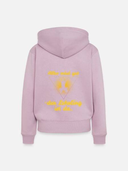 Lehrling - Frauen Premium Bio Zip Hoodie - Altrosa