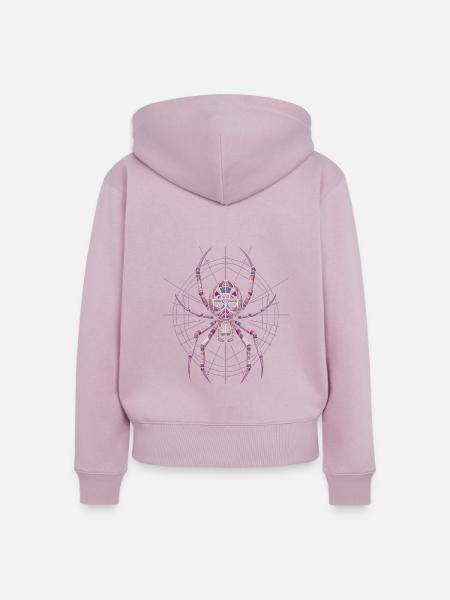 Spinne - Frauen Premium Bio Zip Hoodie - Altrosa
