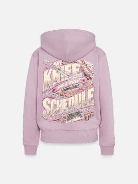 Metzger Schlachter Metzgerhandwerk - Frauen Premium Bio Zip Hoodie - Altrosa