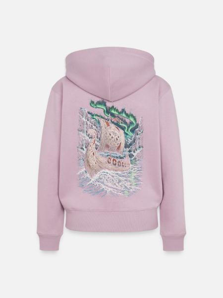 Norwegen Norweger Wikinger - Frauen Premium Bio Zip Hoodie - Altrosa