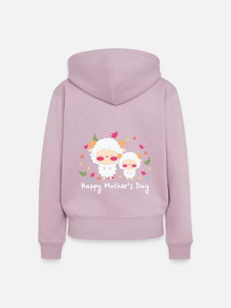 happy Mothersday - Frauen Premium Bio Zip Hoodie - Altrosa